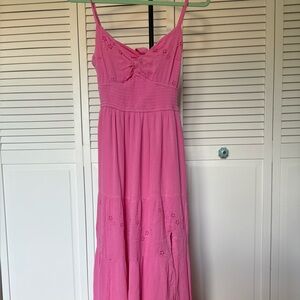 Hollister Pink Maxi Dress